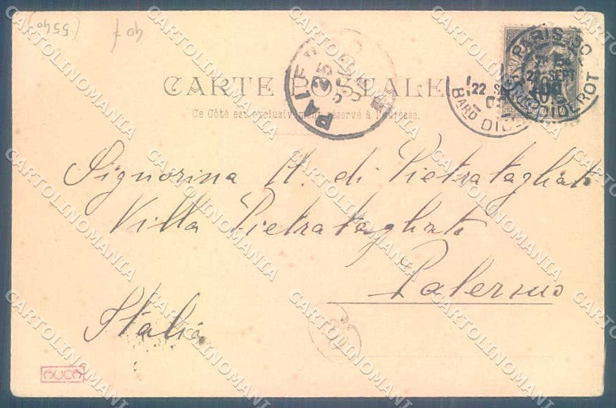 Artist Signed Kirchner R. Lady Coeur Dame ? #5540C.1 ? ABRADED postcard VK8838 – retro