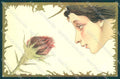 Artist Signed Kirchner Style Lady Art Nouveau postcard VK8897 – fronte