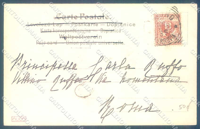 Artist Signed Kirchner Style Lady Art Nouveau postcard VK8898 – retro