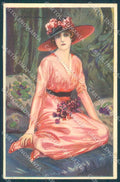 Artist Signed Corbella Fashion Glamour Lady serie postcard VK8990 – fronte