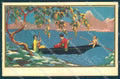 Artist Signed Corbella Lady Geisha Cupid Degami 1026 postcard VK9013 – fronte