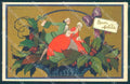 Artist Signed Corbella Lady Romantic Couple Christmas Degami 3054 pc VK9015 – fronte
