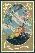 Artist Signed Corbella Fashion Glamour Lady Couple Easter Degami 1049 pc VK9023 – fronte