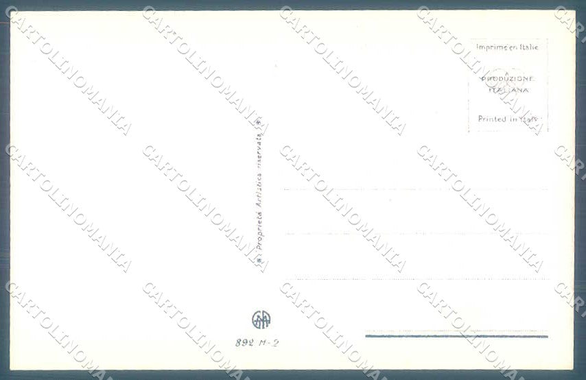 Artist Signed San Marco Glamour Lady Romantic Couple serie 892M-2 pc VK9027 – retro