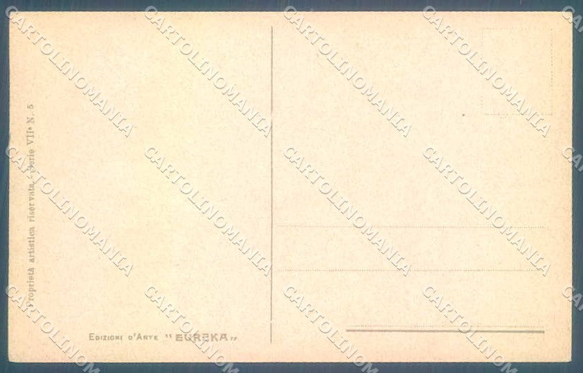Artist Signed Dudovich Fashion Glamour Lady Couple serie VII-5 postcard VK9055 – retro