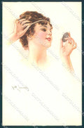 Artist Signed Simonetti Fashion Glamour Lady serie 260-2 postcard VK9082 – fronte