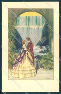 Artist Signed Gobbi Lady Romantic Couple serie 2495 postcard VK9111 – fronte