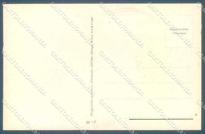 Artist Signed Malugani Fashion Glamour Lady Flowers serie 91-1 postcard VK9176 – retro