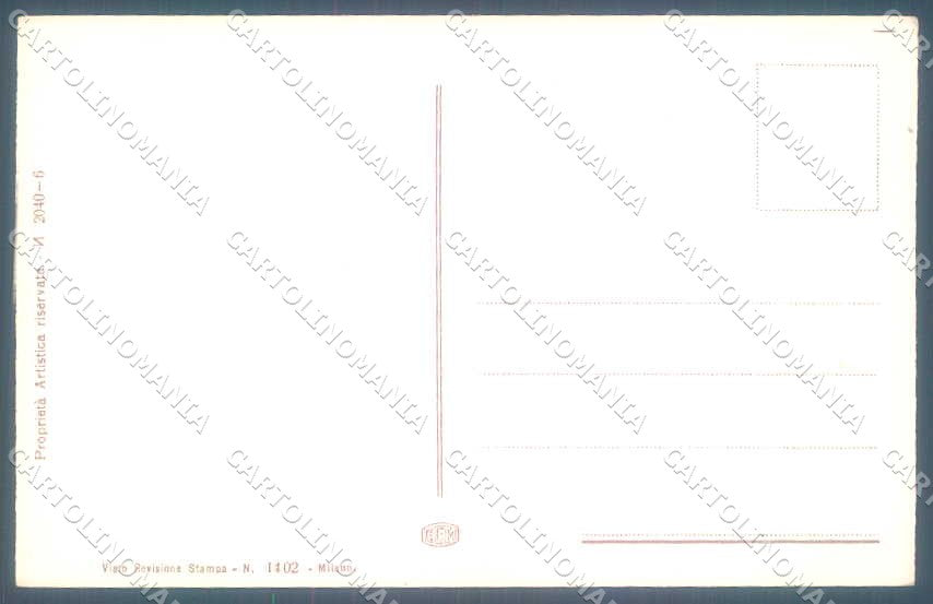 Artist Signed Rappini Fashion Glamour Lady serie 2040-6 postcard VK9207 – retro