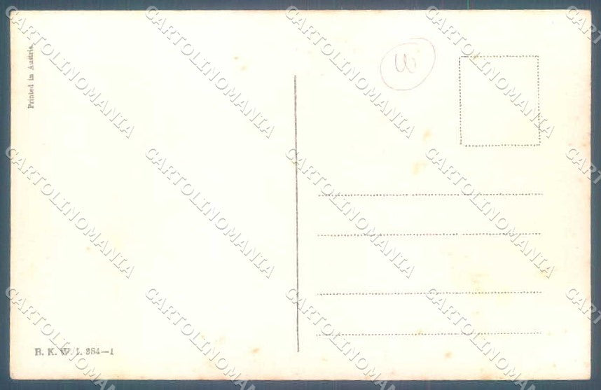 Artist Signed Koehler Mela Fashion Glamour Lady B.K.W.I 384-1 WRINKLES pc VK9208 – retro