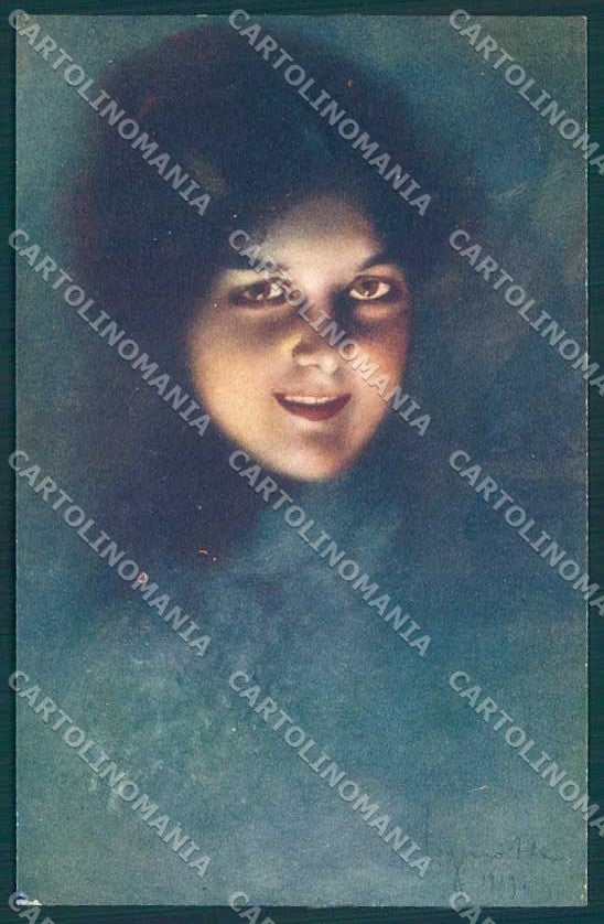 Artist Signed Pagnotta Lady serie 288 postcard VK9280 – fronte