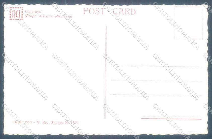 Artist Signed Pagnotta Fashion Glamour Lady Parrot serie 1003 postcard VK9284 – retro