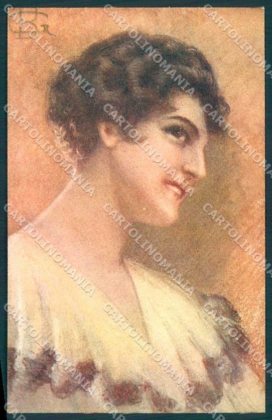 Artist Signed Guj Bice Fashion Glamour Lady serie 264-4 postcard VK9288 – fronte