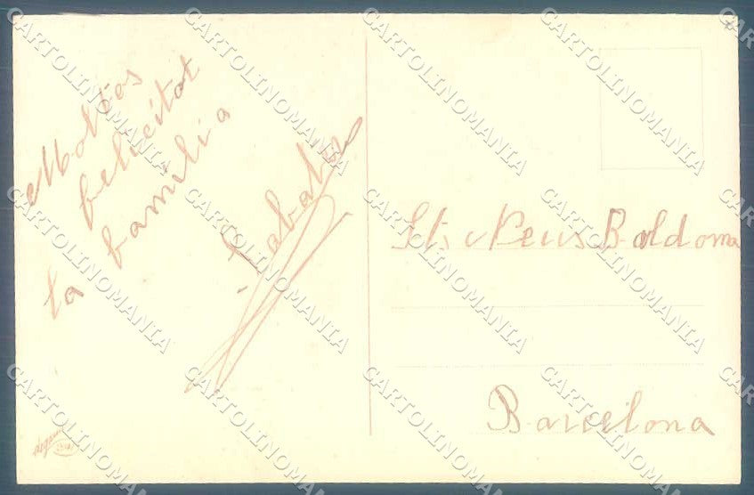 Artist Signed Lady Romantic Couple Art Deco Venezia Degami 2041 postcard VK9330 – retro