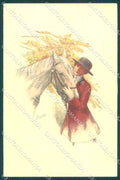 Artist Signed San Marco Sidesaddle Lady Horse serie 597-3 postcard VK9334 – fronte