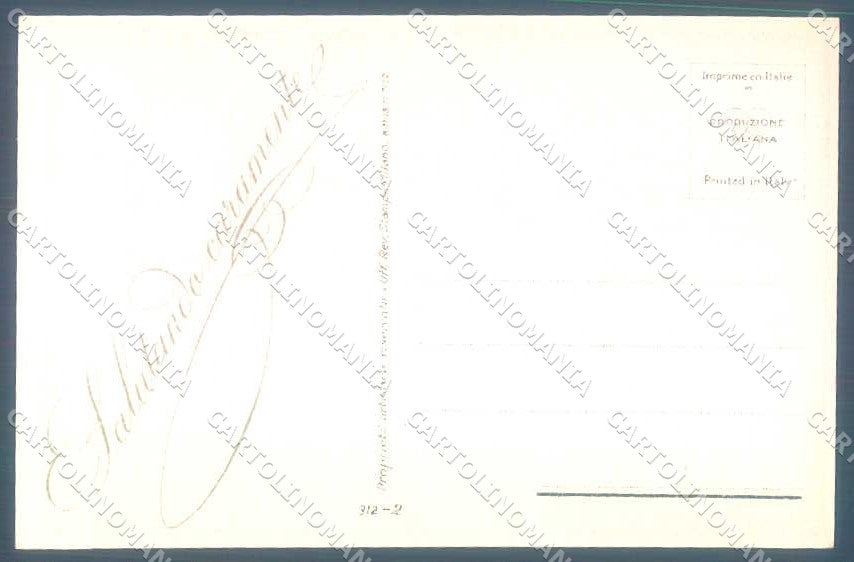 Artist Signed Balestrieri Lady Romantic Couple serie 312-2 postcard VK9344 – retro