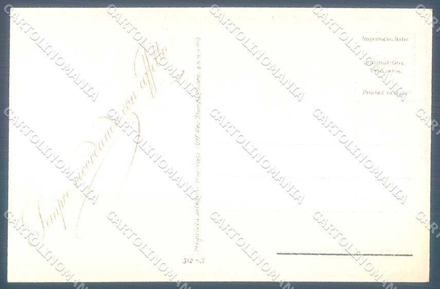 Artist Signed Balestrieri Lady Romantic Couple Dog serie 312-3 postcard VK9345 – retro