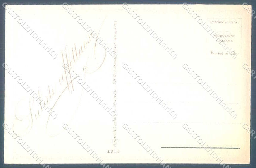 Artist Signed Balestrieri Lady Romantic Couple serie 312-4 postcard VK9346 – retro