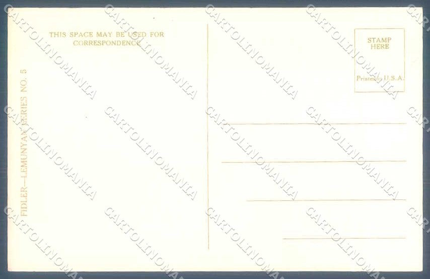 Artist Signed Fidler Alice Luella Lady Lemunyan American Girl 21 postcard VK9357 – retro