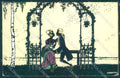 Artist Signed MG Grosze Manni Lady Silhouette serie postcard VK9366 – fronte