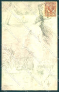 Artist Signed ED Lady Nymph Fantasy Viennoise Art Nouveau postcard VK9399 – fronte