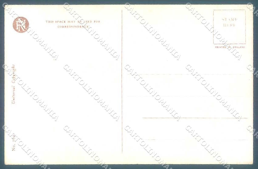Artist Signed Fisher Couple Alone at Last Christmas serie 762 postcard VK9421 – retro