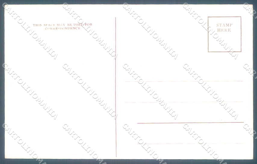 Artist Signed Dewey Lady Couple The First Anniversary postcard VK9424 – retro