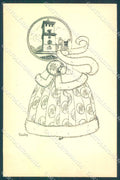 Artist Signed Douky Fashion Glamour Lady serie 3405 postcard VK9430 – fronte
