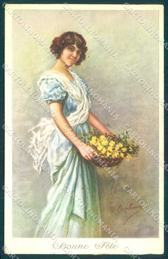 Artist Signed Castehmon Fashion Glamour Lady serie 1854-4 postcard VK9439 – fronte