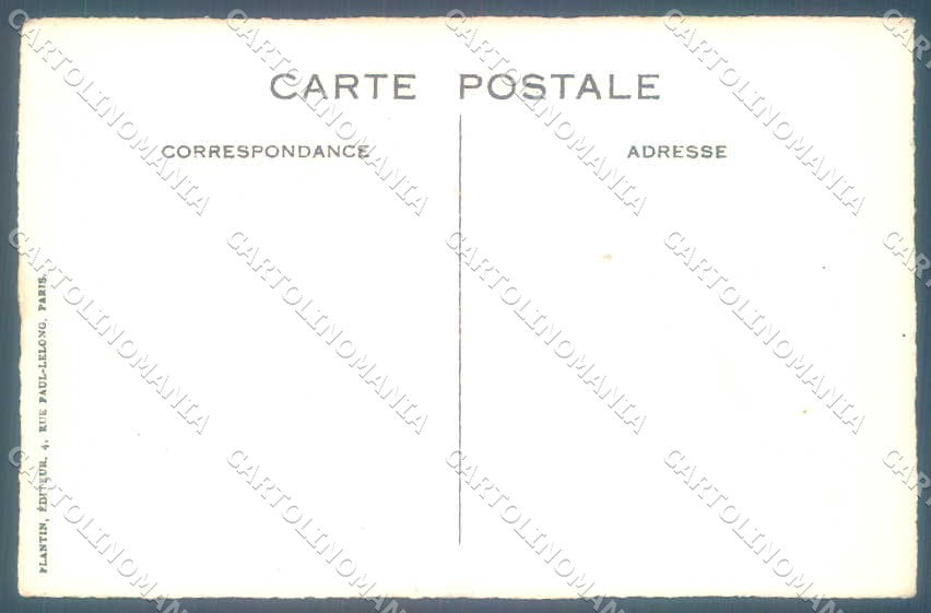 Artist Signed Hemjic ? Fashion Glamour Lady Soldier Nos Poilus PIN HOLE VK9499 – retro