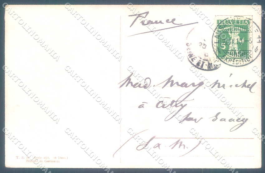 Artist Signed Reichert Greyhound Dog TSN serie 923 postcard VK9509 – retro