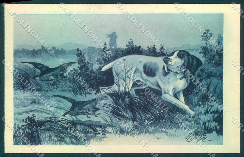Artist Signed Norfini Pointer Partridge Hunting Dog serie 60764 3850 pc VK9568 – fronte