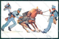 Artist Signed Schoenpflug Military Soldier Horse B.K.W.I. 441-8 pc VK9608 – fronte