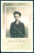 Royalty Reali Savoia Umberto Garaffi RPPC photo postcard VK9643 – fronte