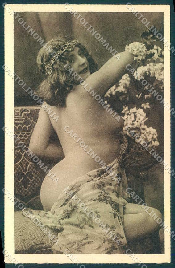 Nude French Risque Nude Lady Fernande Fernanda serie 1 postcard VK9656 – fronte