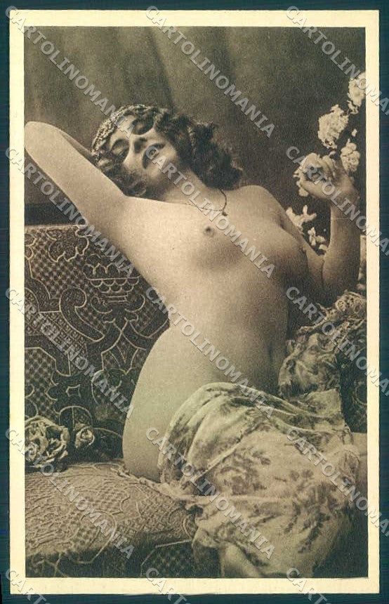 Nude French Risque Nude Lady Fernande Fernanda serie 2 postcard VK9657 – fronte