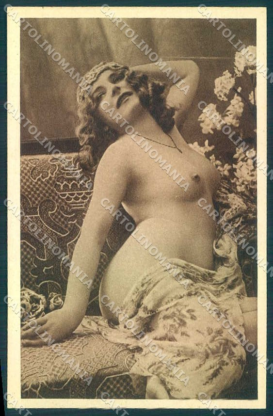 Nude French Risque Nude Lady Fernande Fernanda serie 5 postcard VK9660 – fronte