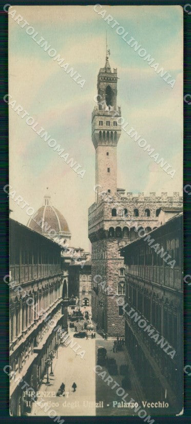 Firenze Città Palazzo Vecchio Mini Foto cartolina WX0006 – fronte