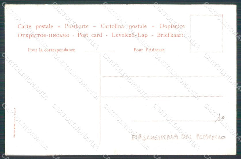 Firenze Città Casa Dante Fiaschetteria del Pennello cartolina WX0012 – retro