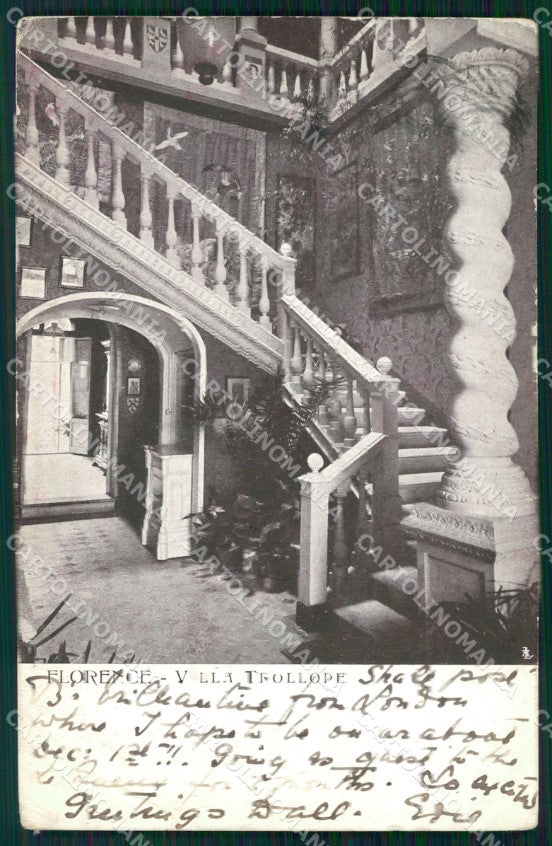 Firenze Città Villa Trollope cartolina WX0019 – fronte