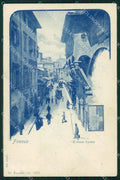 Firenze Città Ponte Vecchio ABRASA cartolina WX0022 – fronte