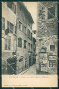 Firenze Città Casa Dante Alighieri cartolina WX0028 – fronte