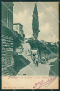 Firenze Città Carretto PIEGATA cartolina WX0029 – fronte