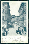 Firenze Città Via Tornabuoni Carrozza cartolina WX0035 – fronte