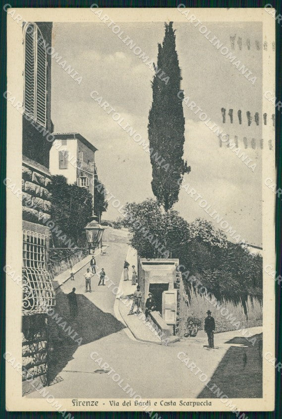 Firenze Città Via Dei Bardi cartolina WX0039 – fronte