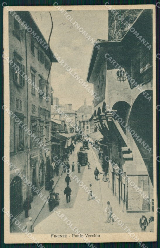Firenze Città Ponte Vecchio cartolina WX0049 – fronte