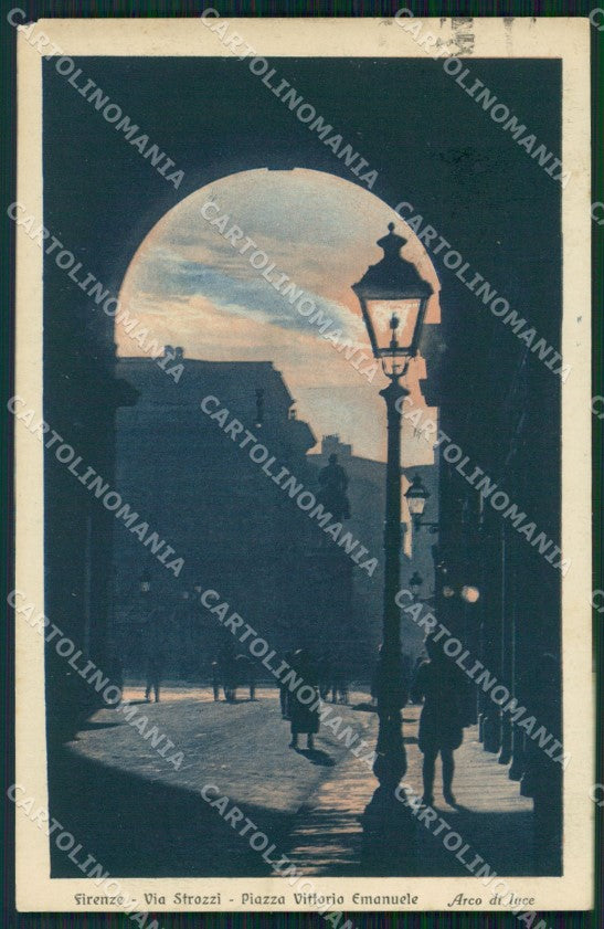 Firenze Città Via Strozzi cartolina WX0057 – fronte