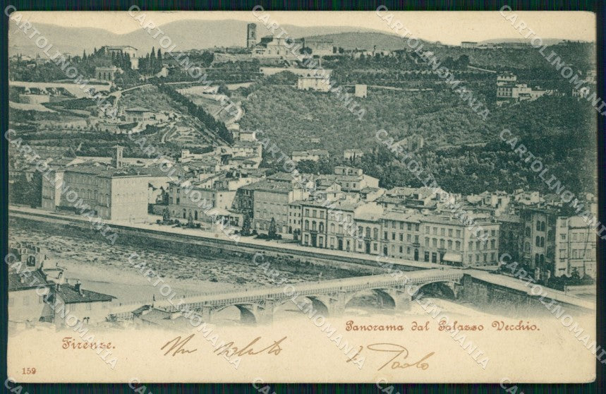Firenze Città PIEGHINA cartolina WX0073 – fronte