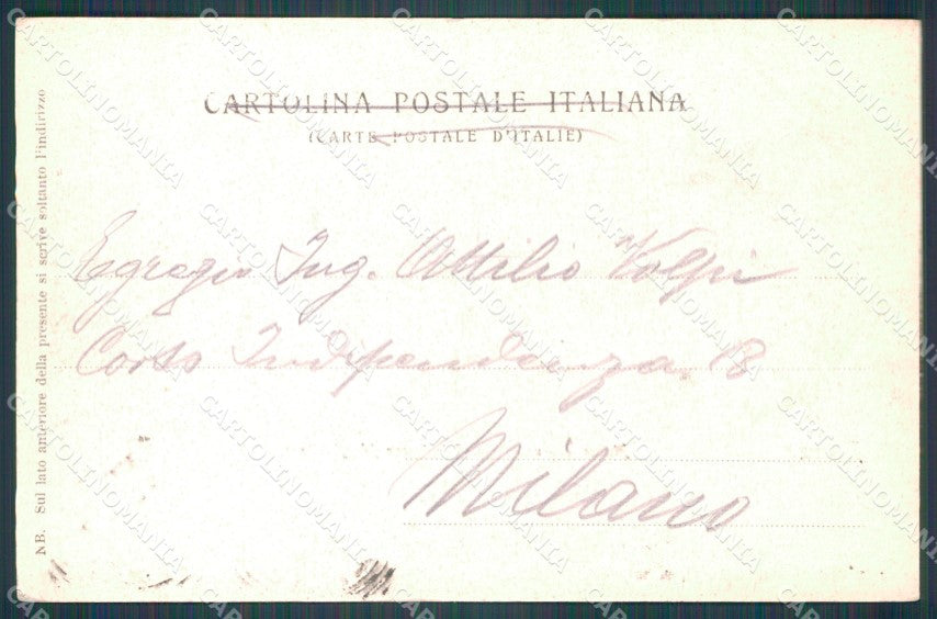 Firenze Città Piazza Cavour cartolina WX0083 – retro
