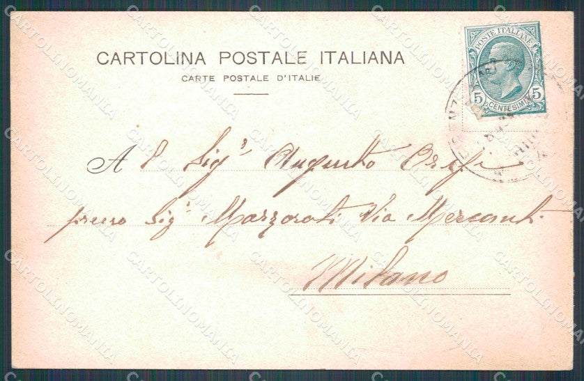 Firenze Città Piazza Cavour cartolina WX0088 – retro